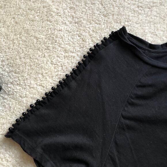 For The Republic Black Top with Button Design Woman's 2X - Picture 4 of 10